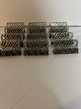 vintage place card holders set