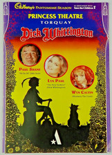 Dick Whittington 1995 Princess Theatre Torquay Pantomime Programme Paul Shane