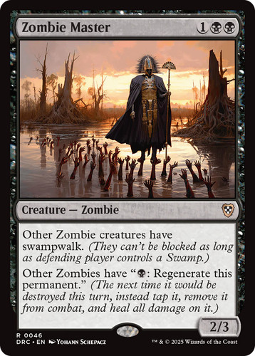 Zombie master mtg aetherdrift - zombie,