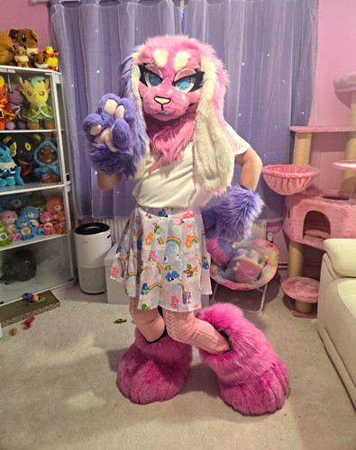 Pink purple bunny rabbit - pink,