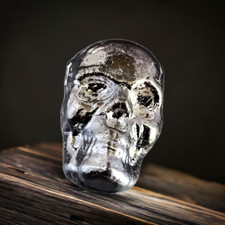  1 Troy Oz Silver  Skull -