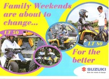 Suzuki LT50 Quad Runner & LT80 Quad Sport UK sales brochure kids quad bikes