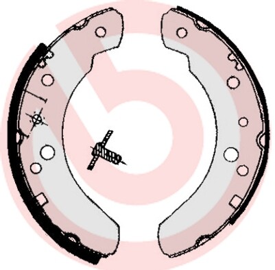 Brake shoe set - brake,
