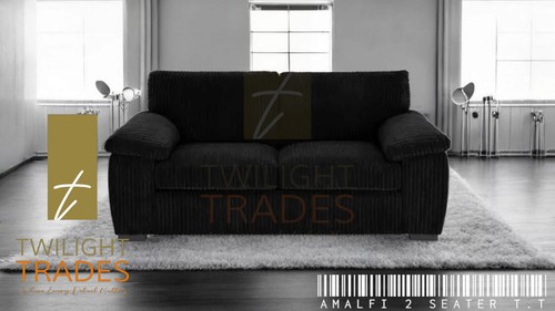 Brand new cord fabric settee - cord,