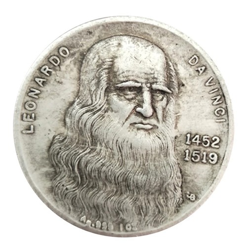 Vinci silver coin antique - coin,