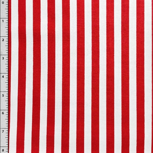 Patriotic fabric red white - red, &