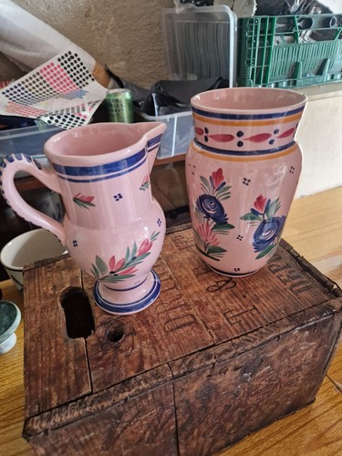 Vintage french faience pottery - french,