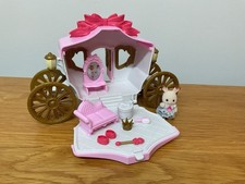 Sylvanian Families Royal Carriage Set With Princess Rabbit Baby Figure