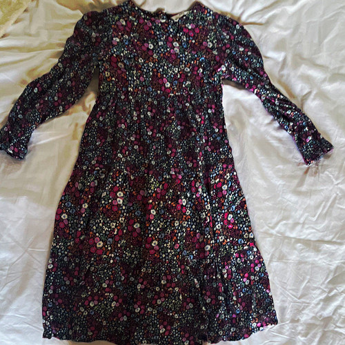 Girls black multicolour - m&s,