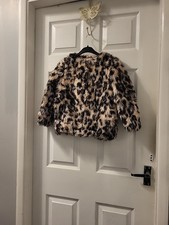 Girls Faux Fur Jacket Age 7