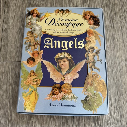 Victorian decoupage angels - decoupage,