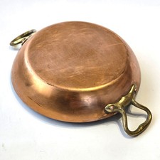 French Copper Pan, Vintage Tin
