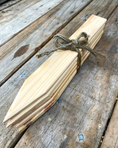 Handmade wooden plant label - plant,