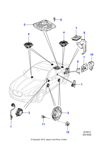 Jaguar genuine loudspeaker - jaguar,