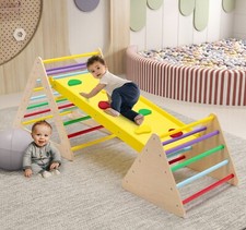 3-in-1 Wooden Climbing Ladder