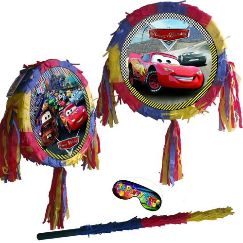 Cars birthday piñata mcqueen - birthday,