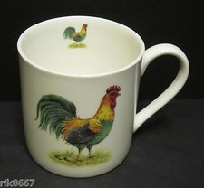 Extra Large Fine Bone China One 1 Pint Pot Mug Rik's Cockerel Rooster 18-20 oz