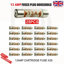 25x 13A Domestic Fuses Plug