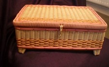Vintage Retro Plastic Wicker