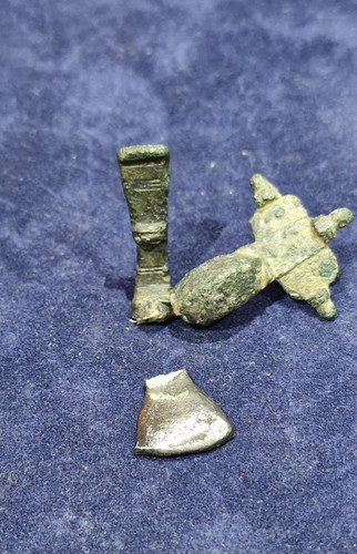 Ancient anglo saxon bronze - saxon,