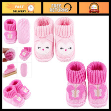 Soft Knit Baby Booties -