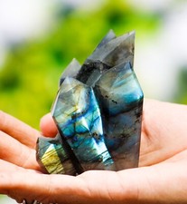 Large 85MM Natural Green