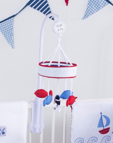 Red kite baby musical mobile - red,