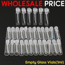 Small Glass Bottles Perfume Samples Vial Bottle Mini Glass Vials  fragrance tube