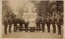 Boscombe photo. Military Event & Priest by E Pragnell, Parkwood Studio, Boscombe