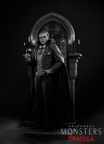 Dracula the vampire resin - the,
