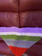Handmade crochet baby blanket