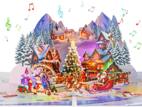 Pop christmas cards 3d - pop,