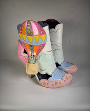 Irregular Choice Pastel Hot Air Balloon Cat Boots - EUR 37