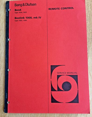 Service manual bang - bang, olufsen