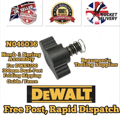 Dewalt n046036 knob - knob, spring