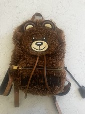 Moschino Brown Shearling Teddy