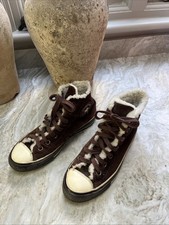 Fur Shearling Lined Brown