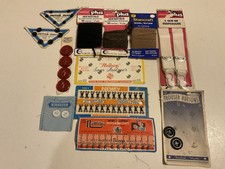 Vintage Haberdashery Assortment Hooks & Eyes Press Studs Buttons Suspenders etc