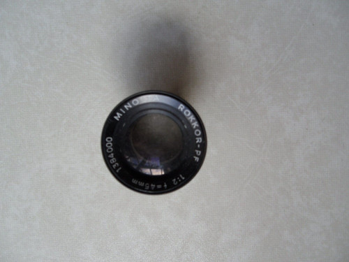 Camera lens minolta rokkor - rokkor,