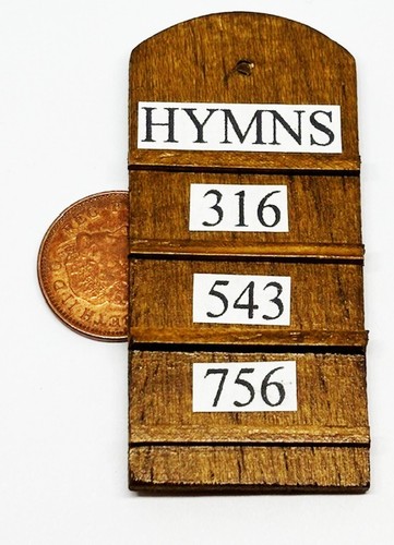 Dolls house wooden hymn - dolls,