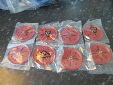 Meccano 8 x Red 3" Pulleys In