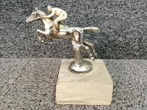 Vintage chrome plated leaping - chrome,