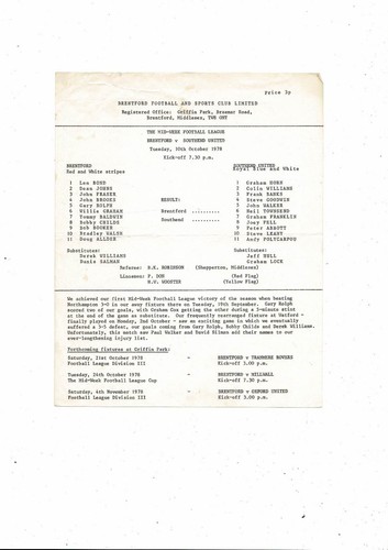 Brentford southend united - v,