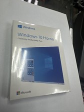 Microsoft Windows 10 Home - Full Edition (PC) Boxed 32 & 64bit Sealed