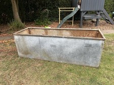Xl Galvanised Trough Planter