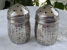 Pair antique sterling - pair, of