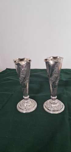 Pair vintage english - vintage, silver
