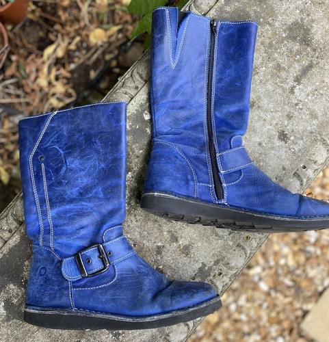 Oxygen biker boots ocean - biker, boots,