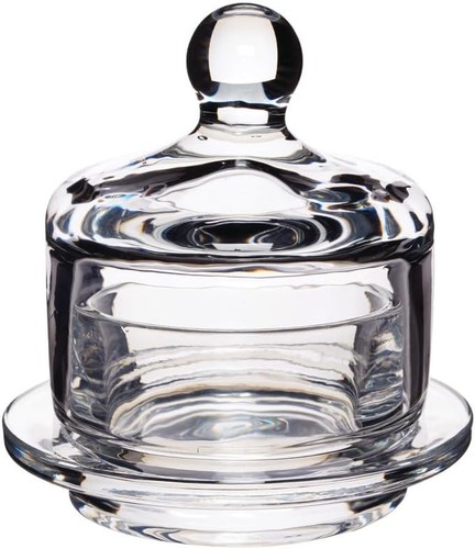 Artesà glass butter dish - glass,