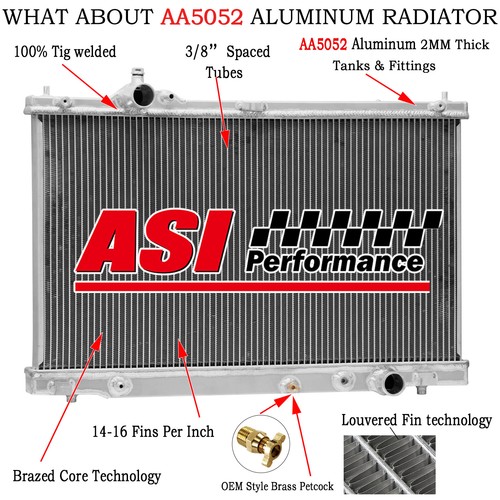 Row aluminium radiator - radiator, for
